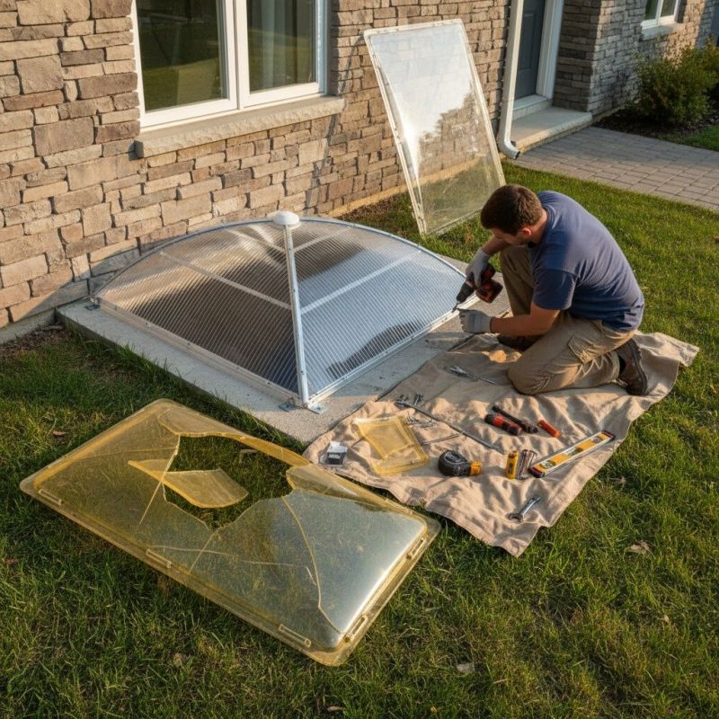 Local Window Wells Covers Installation pros at work