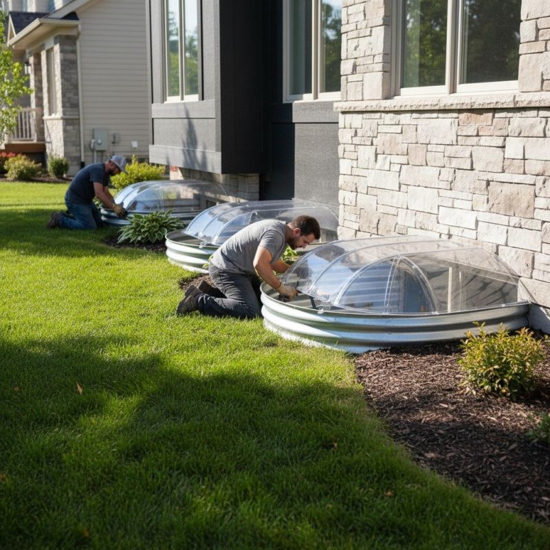 Window Wells Covers Installation